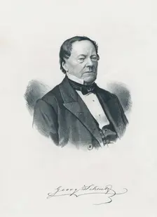 Per Georg Scheutz, 19th-century Swedish lawyer, translator, and inventor. Creator: Unknown