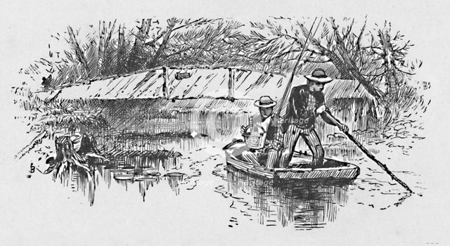 'Perch-Fishing on the Lake', 1883. Artist: Unknown.