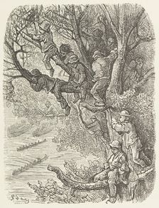 Perched in the trees, 1872. Creator: Unknown
