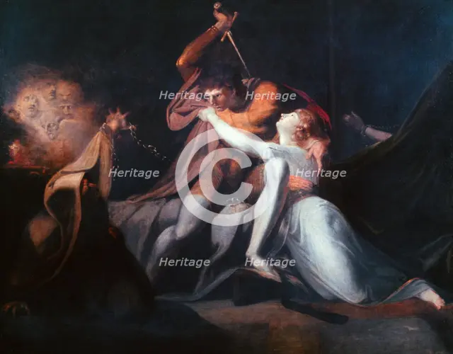 'Percival Delivering Belisane...', exhibited 1783. Artist: Henry Fuseli