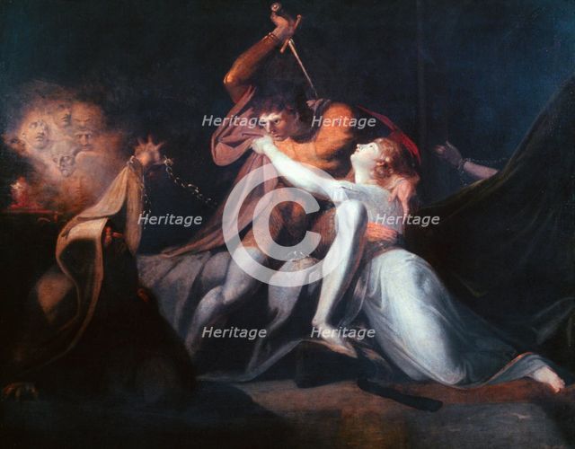 'Percival Delivering Belisane...', exhibited 1783. Artist: Henry Fuseli