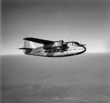 Percival P-50 Prince 2 G-ALWH in flight over Falconwood, Bromley, Kent, 1950