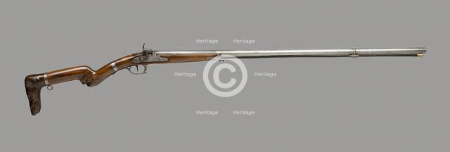 Percussion Fowling Piece, France, 1810/20. Creator: Berthon-Perrin.
