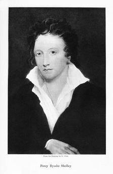 Percy Bysshe Shelley, English romantic poet, 19th century