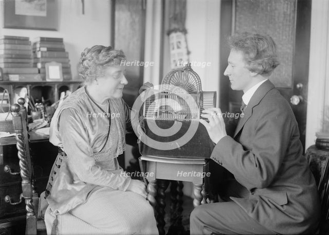 Percy Grainger and mother, between c1910 and c1920. Creator: Bain News Service.