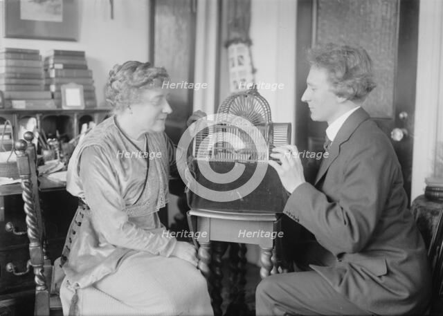 Percy Grainger and mother, between c1910 and c1920. Creator: Bain News Service.