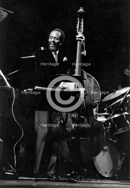 Percy Heath, American jazz bassist, 1964. Creator: Brian Foskett.
