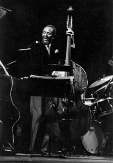 Percy Heath, American jazz bassist, 1964. Creator: Brian Foskett