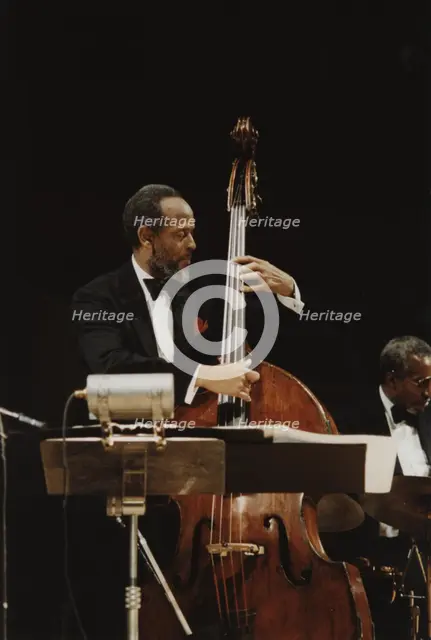 Percy Heath and Connie Kay, Royal Festival Hall, London, 1989. Creator: Brian Foskett.