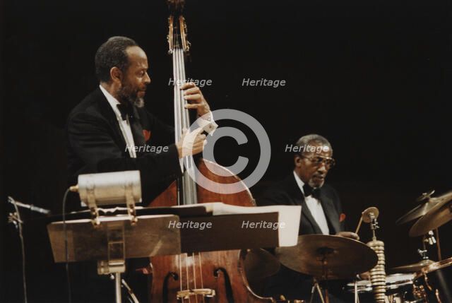 Percy Heath and Connie Kay, Royal Festival Hall, London, 1989. Creator: Brian Foskett.