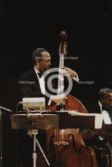 Percy Heath and Connie Kay, Royal Festival Hall, London, 1989. Creator: Brian Foskett.