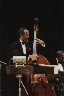 Percy Heath and Connie Kay, Royal Festival Hall, London, 1989. Creator: Brian Foskett