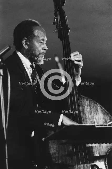 Percy Heath, North Sea Jazz Festival, Netherlands, 1992. Creator: Brian Foskett.