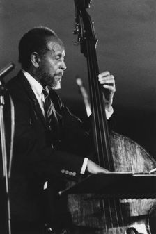 Percy Heath, North Sea Jazz Festival, Netherlands, 1992. Creator: Brian Foskett