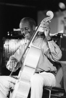 Percy Heath, North Sea Jazz Festival, The Hague, Netherlands, 2000. Creator: Brian Foskett