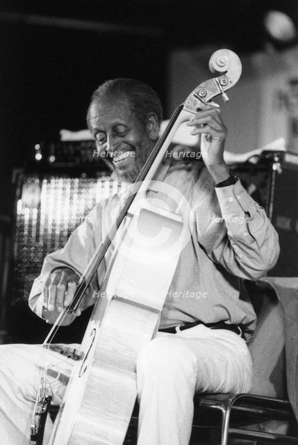 Percy Heath, North Sea Jazz Festival, The Hague, Netherlands, 2000. Creator: Brian Foskett.