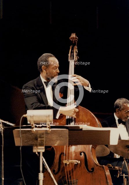 Percy Heath, Royal Festival Hall, London, 1989. Creator: Brian Foskett.