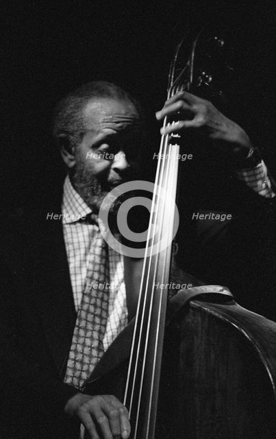 Percy Heath, Ronnie Scott's, London, Nov 1999. Creator: Brian O'Connor.
