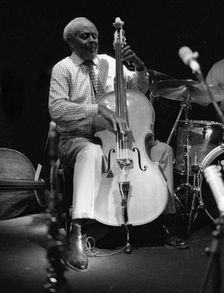 Percy Heath, Ronnie Scott's, London, Nov 1999. Creator: Brian O'Connor