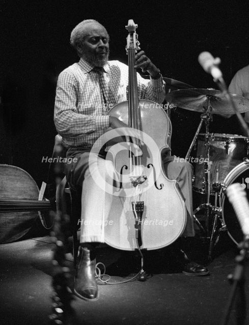 Percy Heath, Ronnie Scott's, London, Nov 1999. Creator: Brian O'Connor.