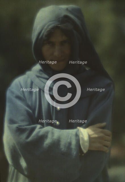 Percy MacKaye as Alwyn, the poet, a character in Percy MacKaye's play Sanctuary..., 1913 Sept. Creator: Arnold Genthe.