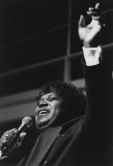 Percy Sledge, Jazz Café, London, 1996. Creator: Brian Foskett