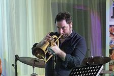 Percy Pursglove, Sara Colman Band, Watermill Jazz Club, Dorking, Surrey, 28 Jan 2020. Creator: Brian O'Connor