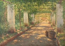 Pergola in Cocumella, Sorrento, 1922. Creator: Henry Brokman