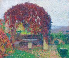 Pergola Nord-Ouest de Marquayrol en fin d'automne, ca 1910-1920. Creator: Martin, Henri (1860-1943)