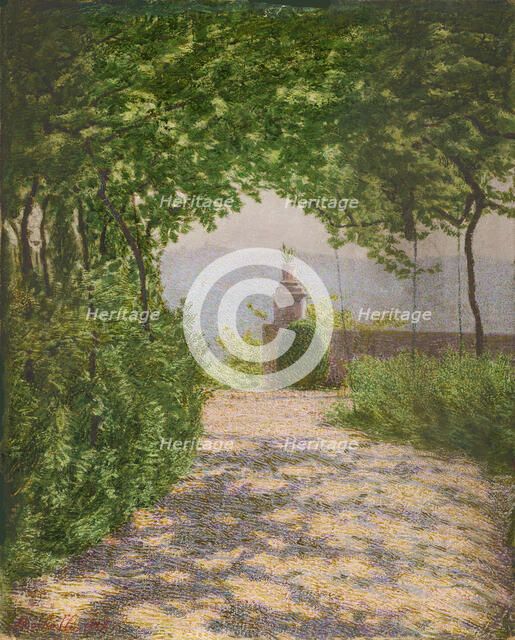 Pergolato, Colma di Rosignano, 1917. Creator: Morbelli, Angelo (1853-1919).