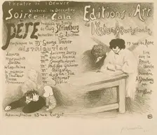 Père: tragédie in 3 actes de Aug. Strindberg, 1894. Creator: Félix Vallotton