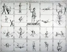 Performance at Sadler's Wells Theatre, Finsbury, London, 1750. Artist: Anon