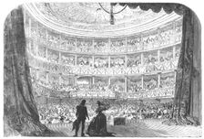 Performance Before Her Majesty in the Theatre of the Palace of St. Cloud c1855. Artist: Linton