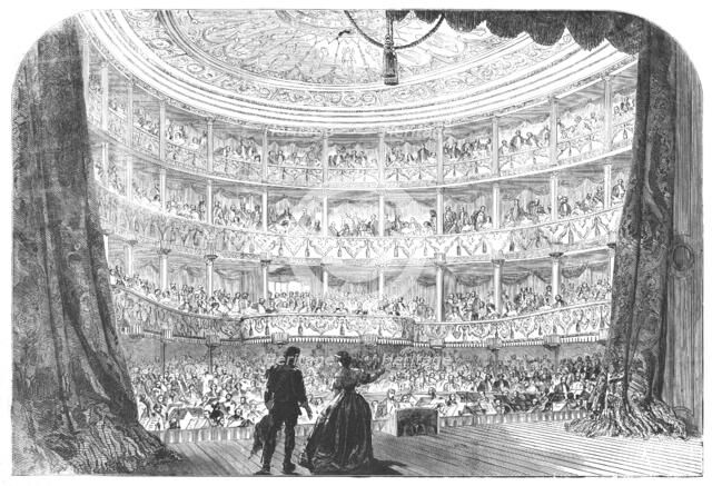 'Performance Before Her Majesty in the Theatre of the Palace of St. Cloud', c1855. Artist: Linton.