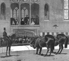 Performance by Hengler's Circus before the Queen at Windsor 1886. Creator: Unknown