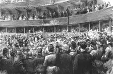 Performance of M. Gounod's "Mors Et Vita" before the Queen at the Albert Hall 1886. Creator: Unknown