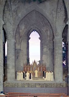 Performance of the opera "Peter of Dacia", Visby, Sweden, 1970s. Creator: Göran Algård