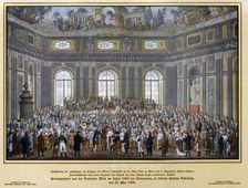 Performance of "The Creation" in the Festival Hall of the Vienna University on 27 March 1809... Creator: Wigand, Balthasar (1770-1846)
