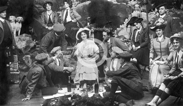 Performance of The Gay Gordons, c1907. Artist: Unknown