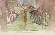 Performers on stage, 1875-1934. Creator: Isaac Lazerus Israels