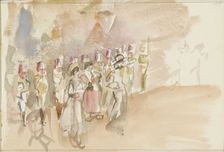 Performers on stage, 1875-1934. Creator: Isaac Lazerus Israels