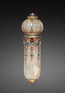 Perfume Vial, c. 1900. Creator: Tecla Firm (French)