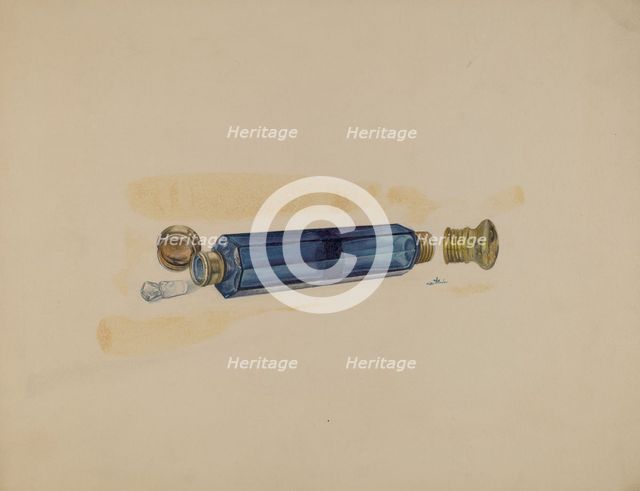 Perfume Bottle, 1938. Creator: Ralph Atkinson.