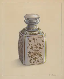Perfume Bottle, c. 1938. Creator: Erwin Schwabe