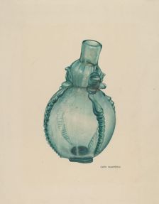 Perfume Bottle, c. 1941. Creator: Chris Makrenos