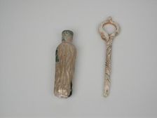 Perfume Bottle with Looped Stopper, 1st century BCE-4th century CE. Creator: Unknown