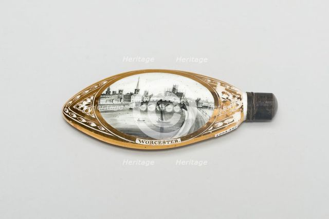 Perfume Flask, Worcester, c. 1801. Creator: Royal Worcester.