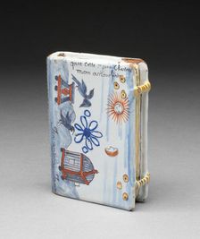 Perfume Flask in the form of a Book, France, c. 1780. Creator: Unknown
