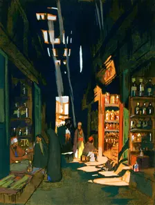 Perfume Merchant, 1928. Artist: Louis Cabanes