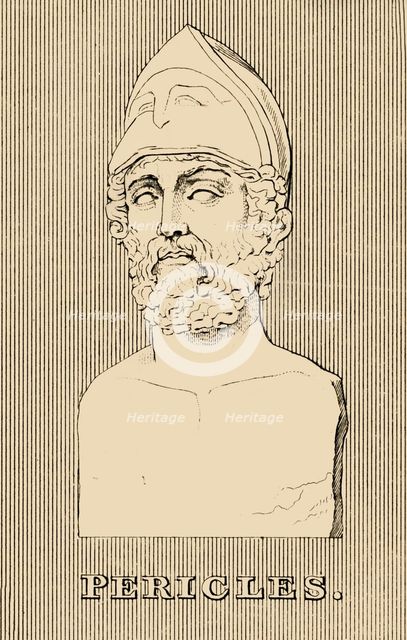 'Pericles', (c 495-429 BC), 1830. Creator: Unknown.